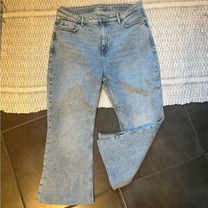 Old Navy flare jeans higher high rise size 14